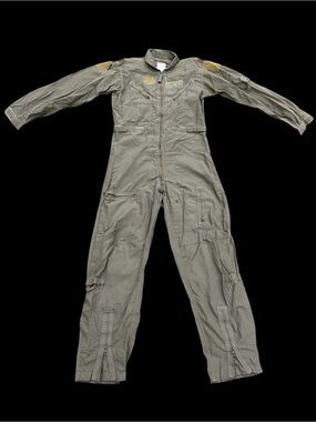 USAF Sage Green CWU-27/P Summer Flyer's Coveralls US Air Force Flight Suit 38R